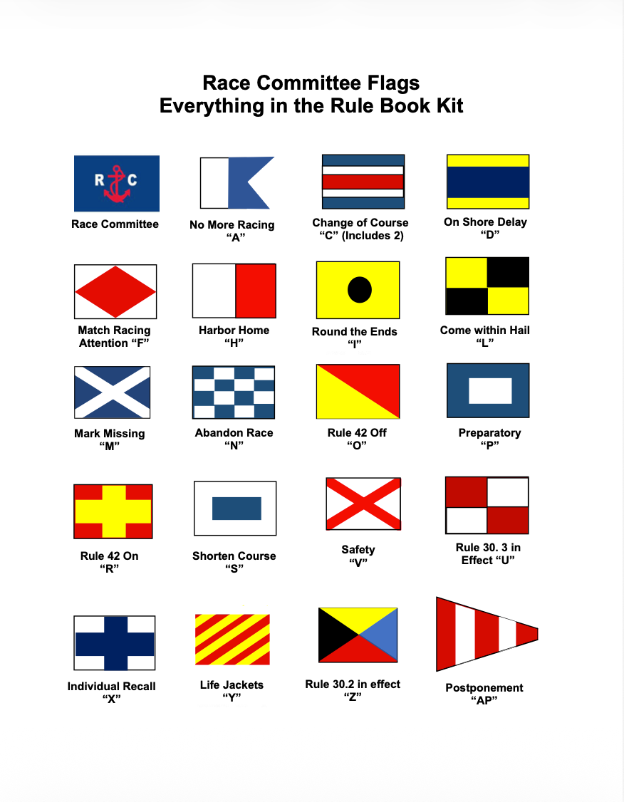 Flag Starter Kit - Everything Mentioned in the Rule Book