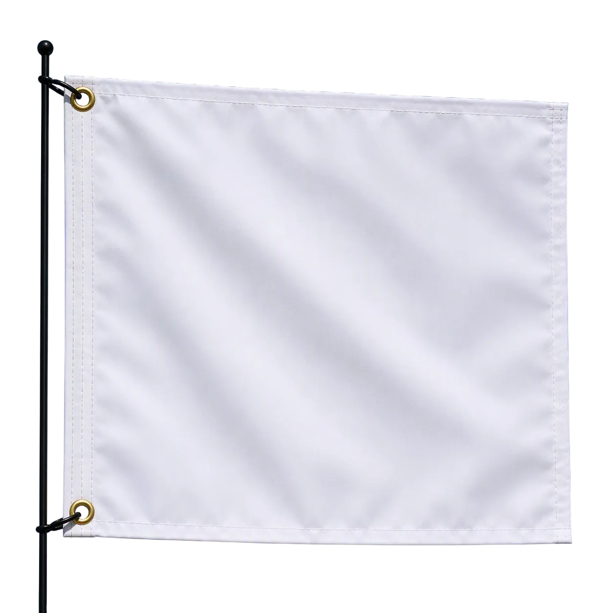 White Starter Flag